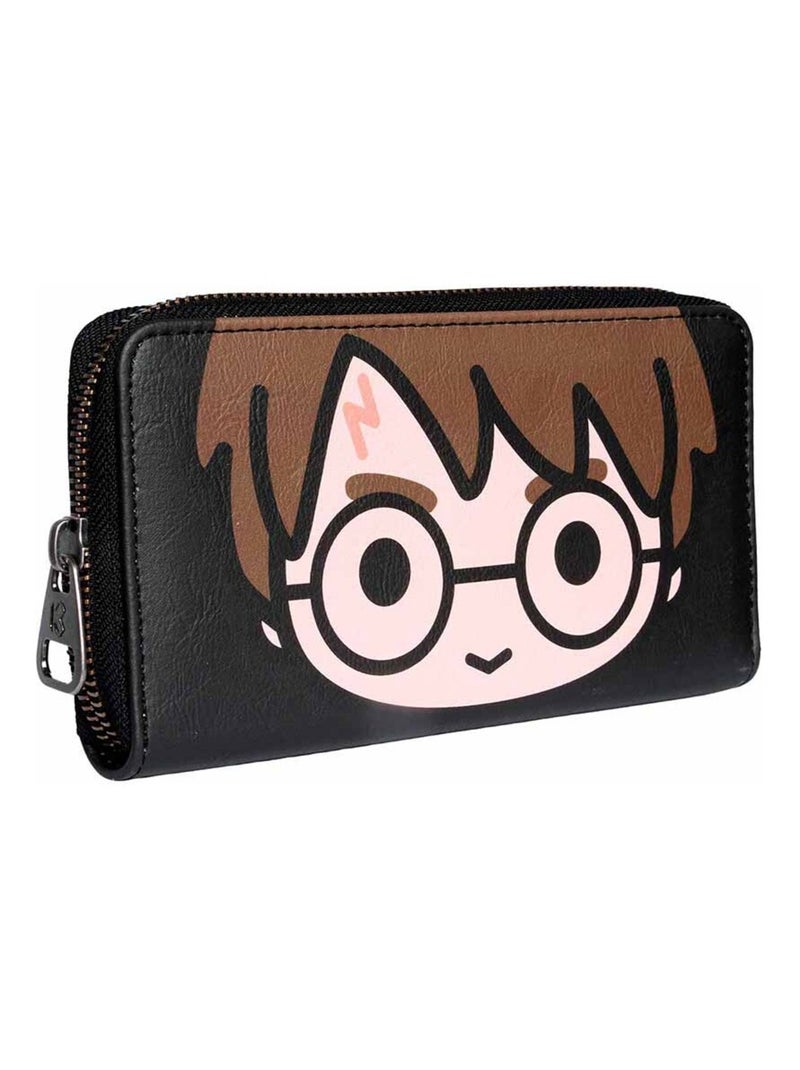 Portefeuille Essential - Harry Potter Chibi - Brun - Taille Unique Marron - Kiabi