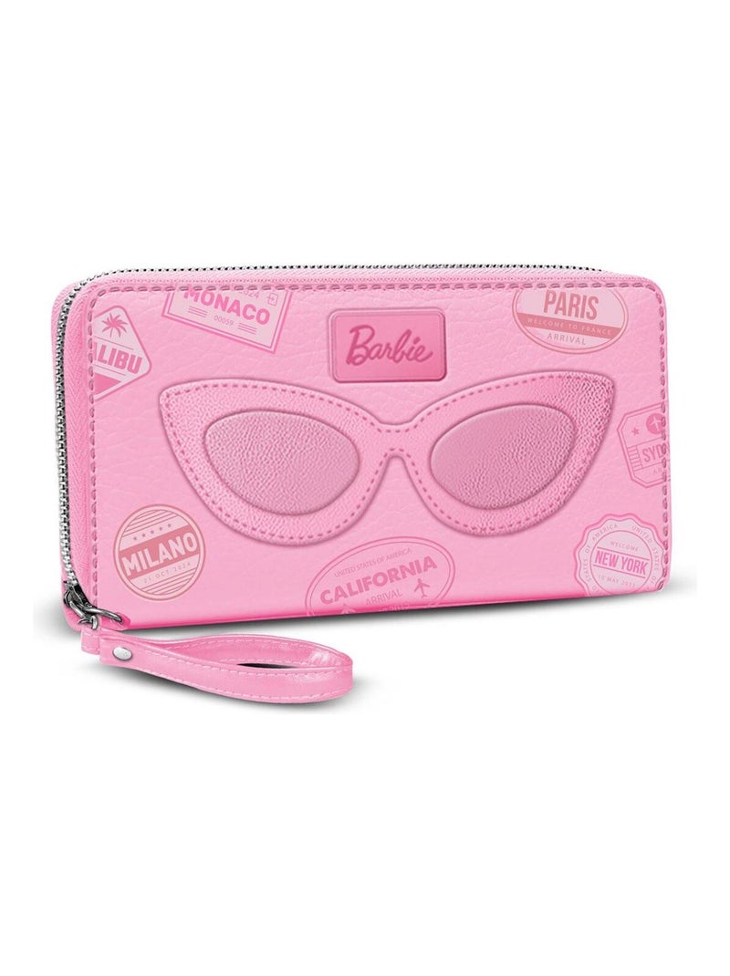 Portefeuille Essentiel - Barbie Travel Rose - Kiabi