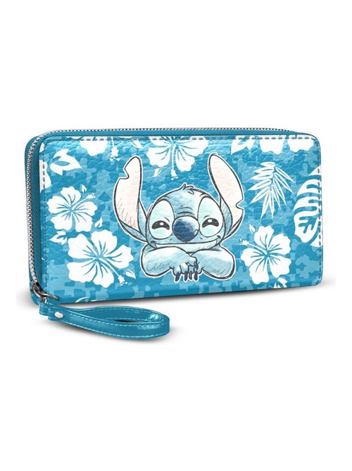 Portefeuille Essentiel - Disney Lilo et Stitch Aloha - Bleu - Taille Unique - Kiabi