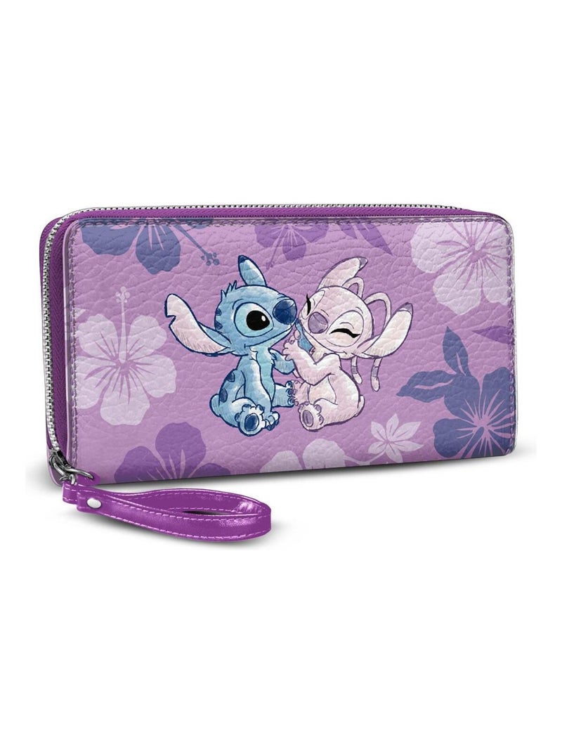 Portefeuille Essentiel - Disney Lilo et Stitch Stitch & Angel - Lilas - Taille Unique Mauve lilas - Kiabi