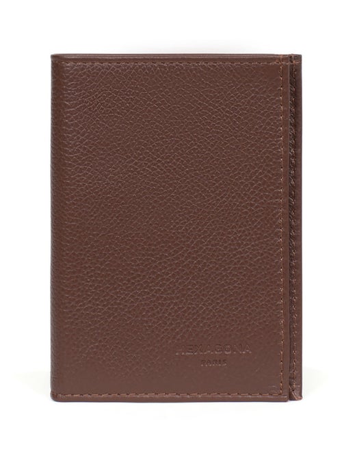 Portefeuille européen  1 volet  Cuir CONFORT - Kiabi