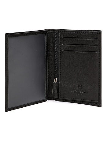 Portefeuille européen 1 volet cuir soft hexagona