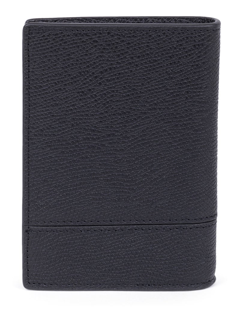 Portefeuille européen  1 volet  Stop RFID  Cuir DANDY Noir - Kiabi