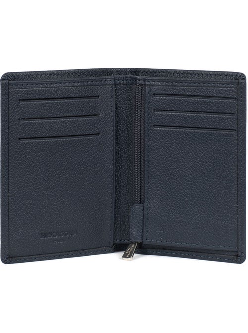 Portefeuille européen 1 volet Stop RFID Cuir de vachette CONFORT - Kiabi Portefeuille européen 1 volet Stop RFID Cuir de vachette CONFORT - Kiabi