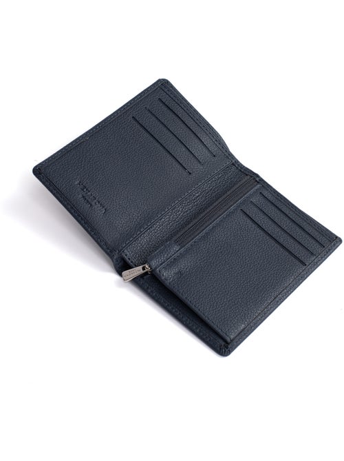 Portefeuille européen 1 volet Stop RFID Cuir de vachette CONFORT - Kiabi Portefeuille européen 1 volet Stop RFID Cuir de vachette CONFORT - Kiabi