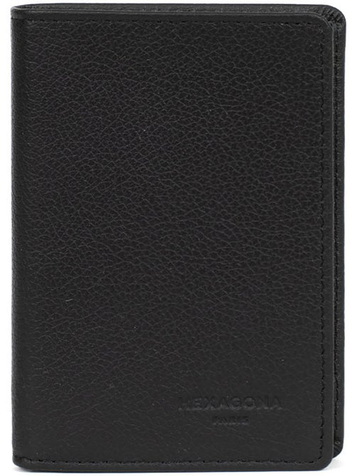 Portefeuille européen 1 volet Stop RFID Cuir de vachette CONFORT - Kiabi Portefeuille européen 1 volet Stop RFID Cuir de vachette CONFORT - Kiabi