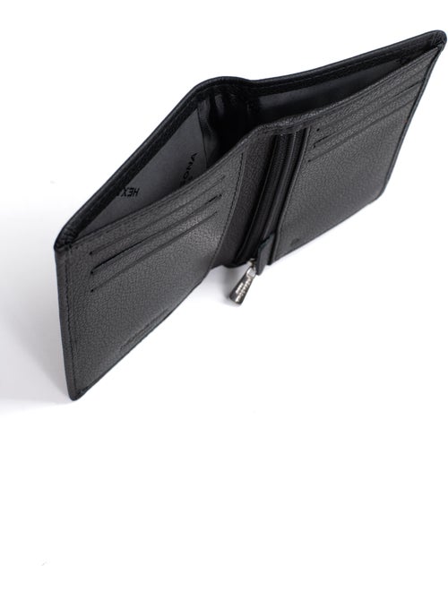 Portefeuille européen 1 volet Stop RFID Cuir de vachette CONFORT - Kiabi Portefeuille européen 1 volet Stop RFID Cuir de vachette CONFORT - Kiabi