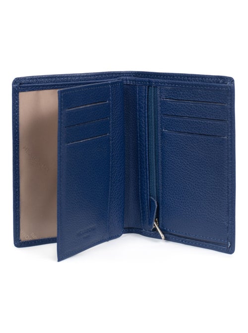 Portefeuille européen  2 volets  Cuir CONFORT - Kiabi