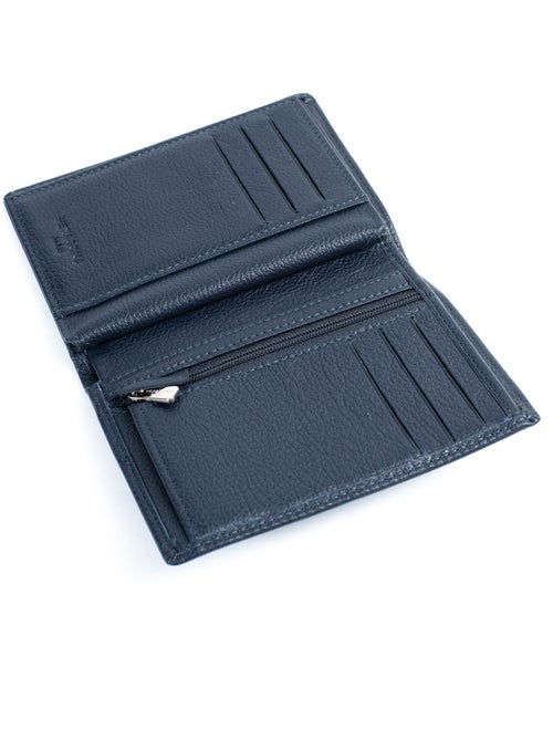Portefeuille européen  2 volets  Cuir CONFORT - Kiabi