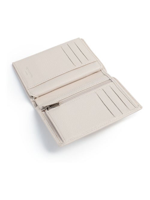 Portefeuille européen  2 volets  Cuir CONFORT - Kiabi