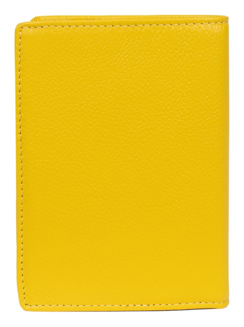 Portefeuille européen  2 volets  Cuir CONFORT - Kiabi