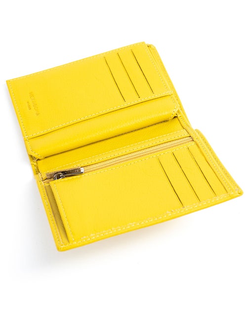 Portefeuille européen  2 volets  Cuir CONFORT - Kiabi