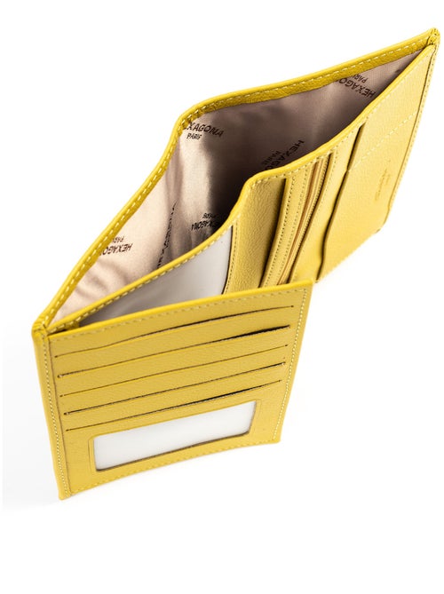 Portefeuille européen  2 volets  Cuir CONFORT - Kiabi