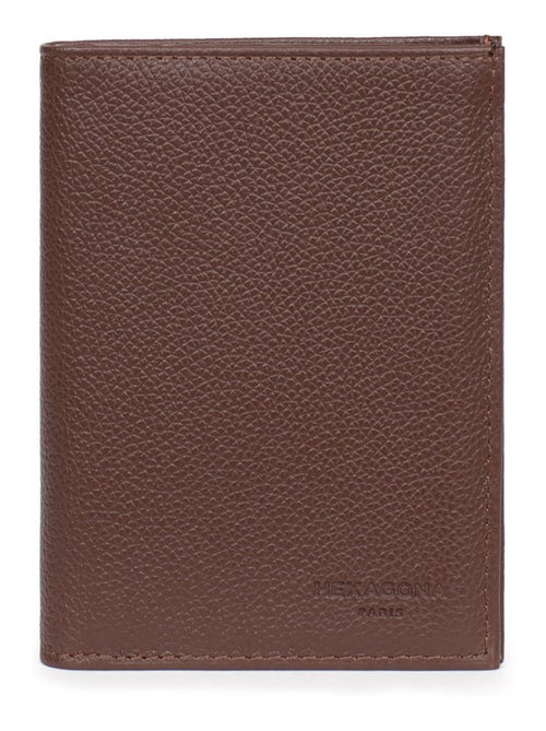 Portefeuille européen  2 volets  Cuir CONFORT - Kiabi