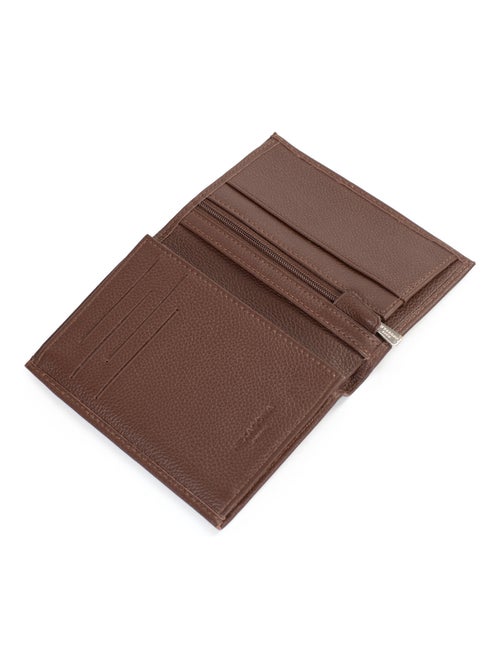 Portefeuille européen  2 volets  Cuir CONFORT - Kiabi