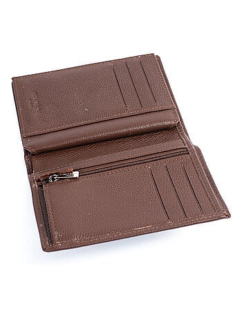 Portefeuille européen 2 volets Cuir CONFORT