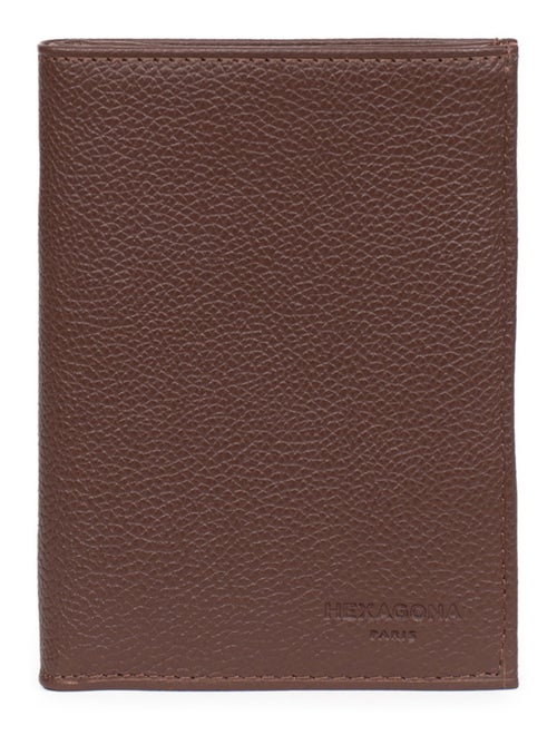 Portefeuille européen  2 volets  Cuir CONFORT - Kiabi