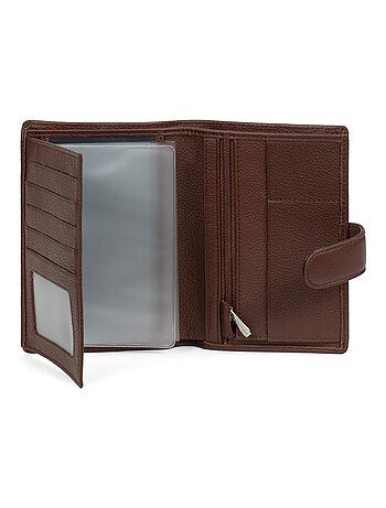 Portefeuille européen 2 volets Cuir CONFORT