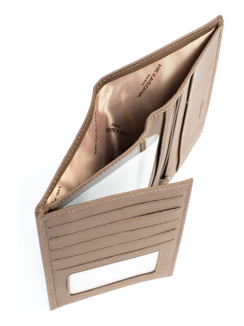 Portefeuille européen  2 volets  Cuir CONFORT - Kiabi