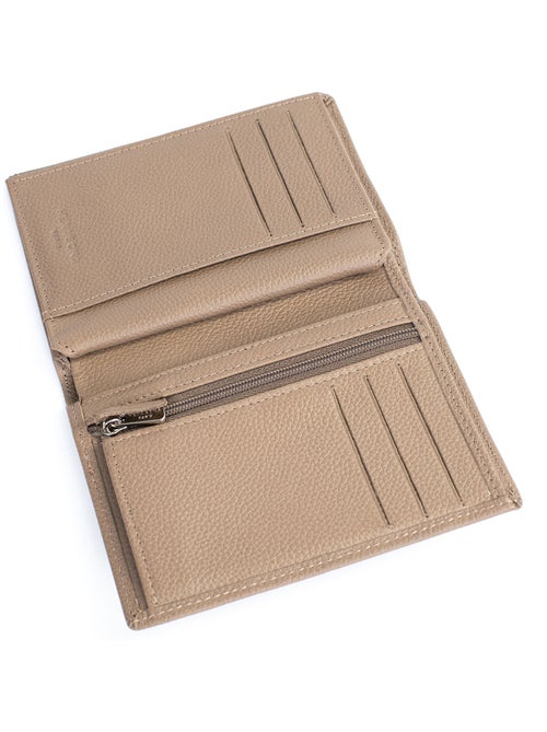 Portefeuille européen  2 volets  Cuir CONFORT - Kiabi