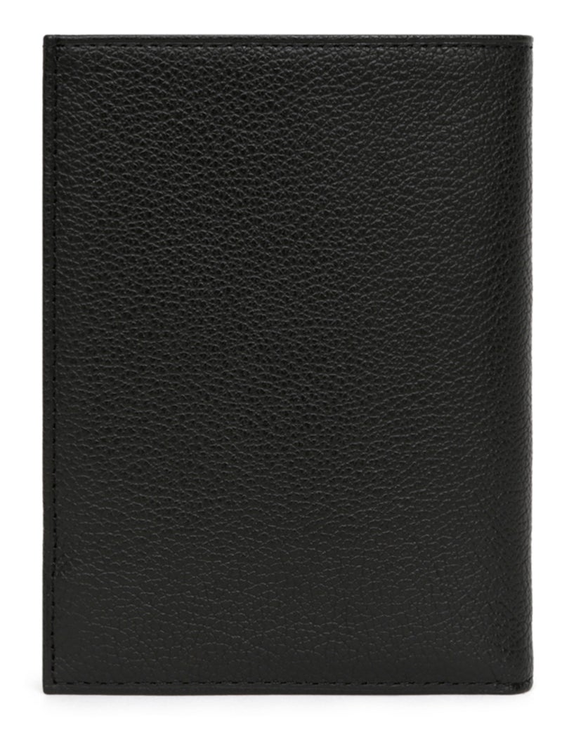Portefeuille européen  2 volets  Cuir CONFORT Noir - Kiabi