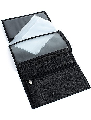 Portefeuille européen 2 volets Cuir CONFORT