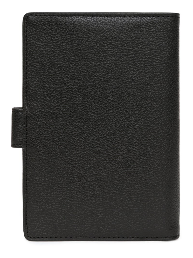 Portefeuille européen  2 volets  Cuir CONFORT Noir - Kiabi