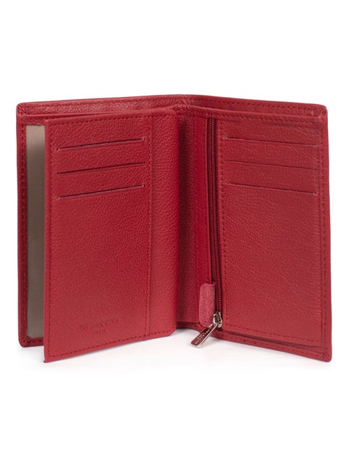 Portefeuille européen  2 volets  Cuir CONFORT - Kiabi