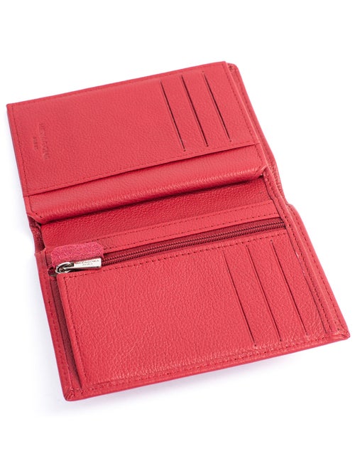 Portefeuille européen  2 volets  Cuir CONFORT - Kiabi