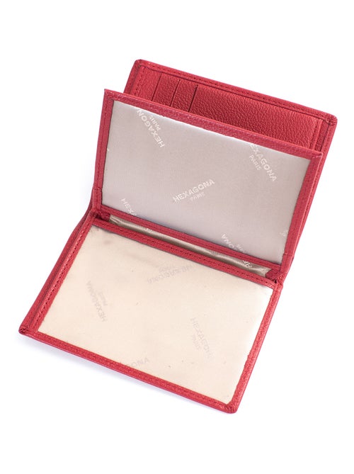 Portefeuille européen  2 volets  Cuir CONFORT - Kiabi