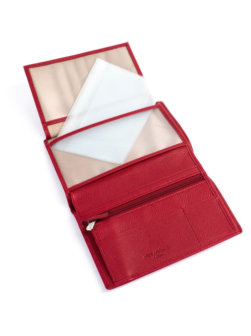 Portefeuille européen  2 volets  Cuir CONFORT - Kiabi
