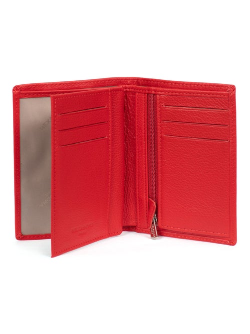 Portefeuille européen  2 volets  Cuir CONFORT - Kiabi