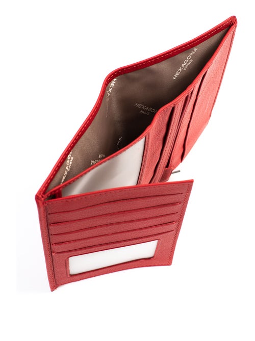 Portefeuille européen  2 volets  Cuir CONFORT - Kiabi