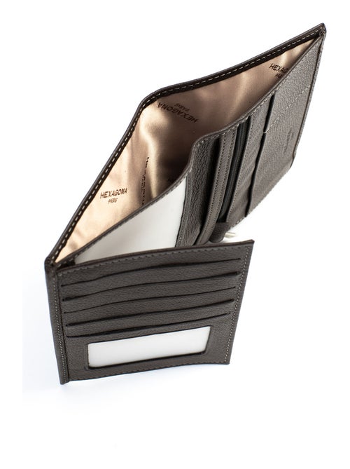 Portefeuille européen  2 volets  Cuir CONFORT - Kiabi