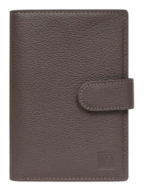 Portefeuille européen  2 volets  Cuir CONFORT - Kiabi
