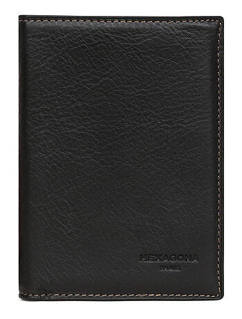 Portefeuille européen 2 volets cuir félin hexagona