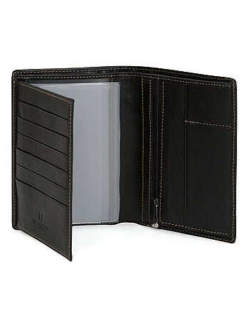 Portefeuille européen 2 volets Cuir FÉLIN