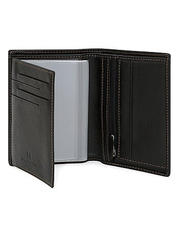 Portefeuille européen 2 volets Cuir FÉLIN