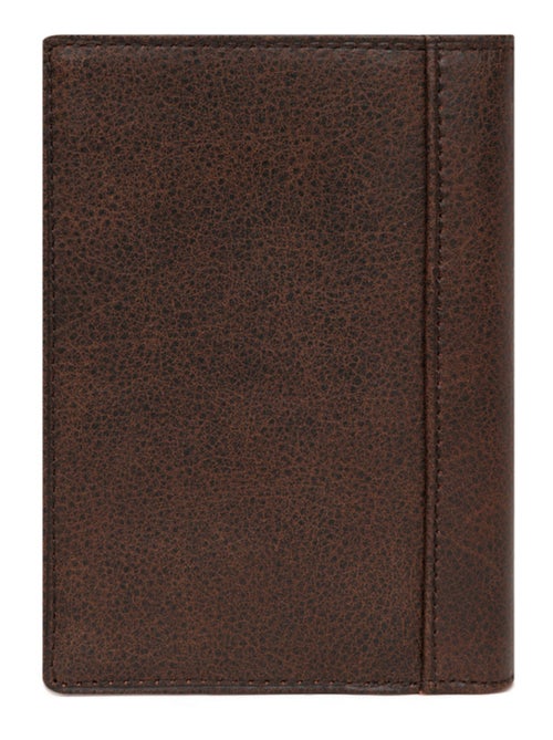 Portefeuille européen  2 volets  Cuir INSTINCT - Kiabi