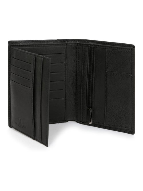 Portefeuille européen  2 volets  Cuir INSTINCT - Kiabi