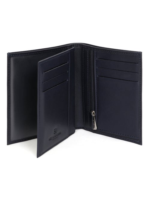 Portefeuille européen  2 volets  Cuir SOFT - Kiabi