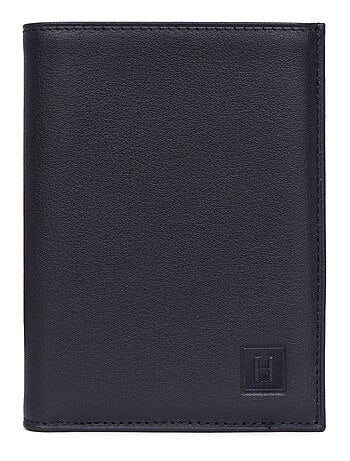 Portefeuille européen 2 volets cuir soft hexagona