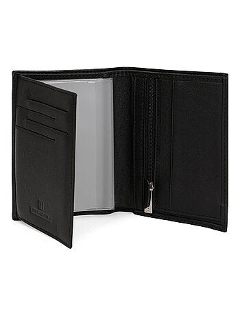 Portefeuille européen 2 volets cuir soft hexagona