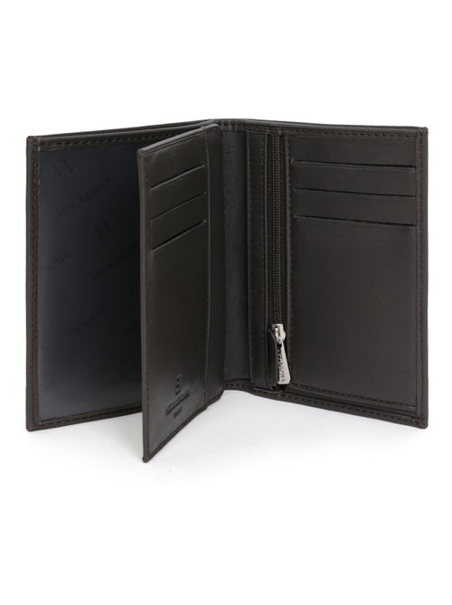 Portefeuille européen  2 volets  Cuir SOFT - Kiabi