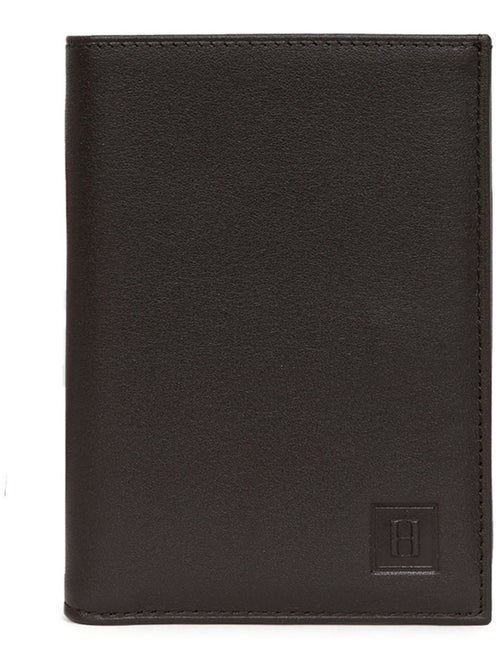 Portefeuille européen  2 volets  Cuir SOFT - Kiabi