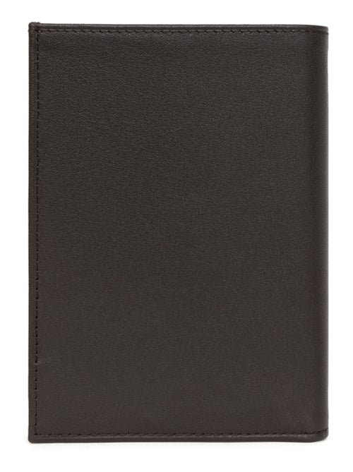 Portefeuille européen  2 volets  Cuir SOFT - Kiabi