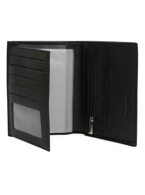 Portefeuille européen  2 volets  Cuir SOFT - Kiabi