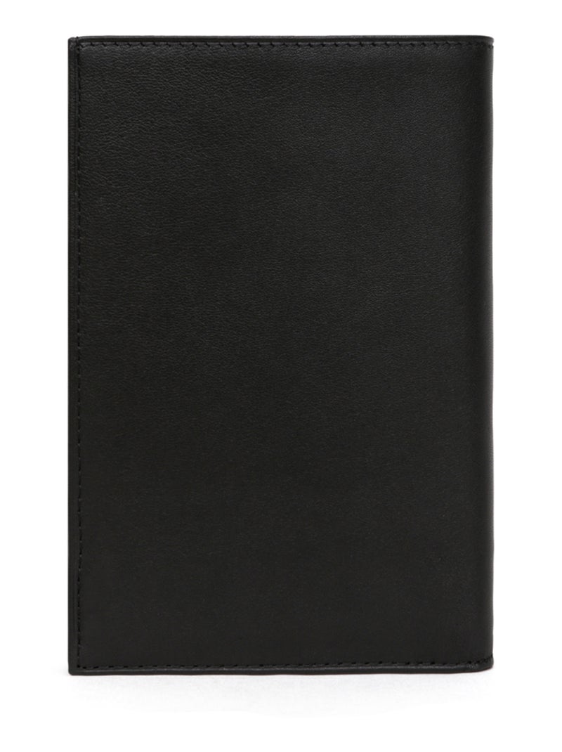 Portefeuille européen  2 volets  Cuir SOFT Noir - Kiabi