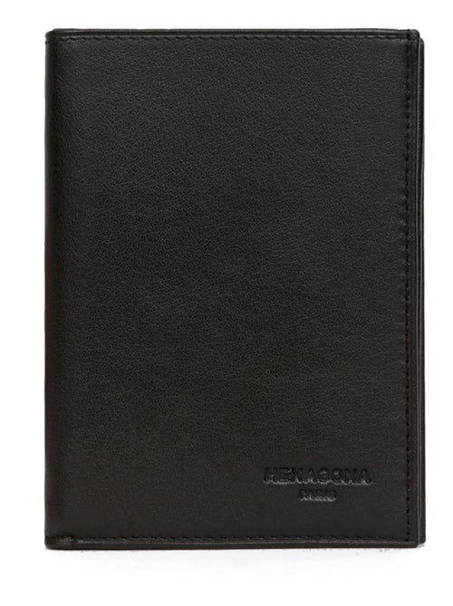Portefeuille européen  2 volets  Cuir SOFT - Kiabi