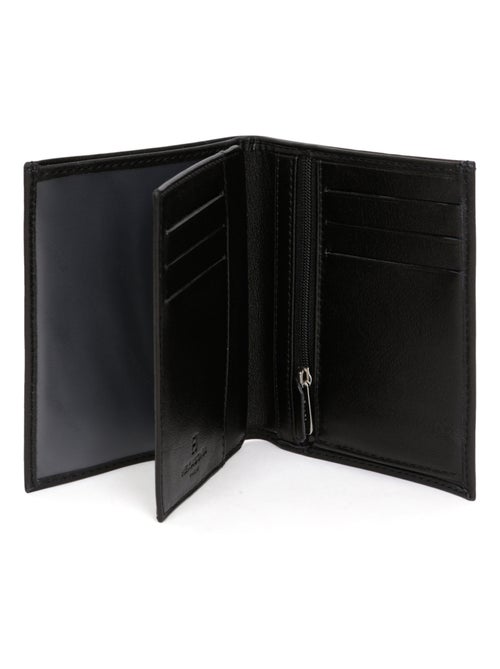 Portefeuille européen  2 volets  Cuir SOFT - Kiabi